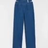 Denim Cut-Out Trousers
