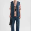 Denim Padded Vest