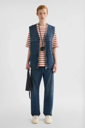 Denim Padded Vest