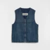 Denim Padded Vest