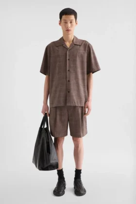 Flamé Wool Blend Shorts