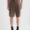 Flamé Wool Blend Shorts