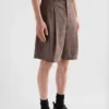 Flamé Wool Blend Shorts