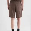 Flamé Wool Blend Shorts