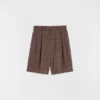 Flamé Wool Blend Shorts