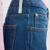 Flared Denim Trousers