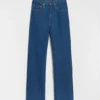 Flared Denim Trousers