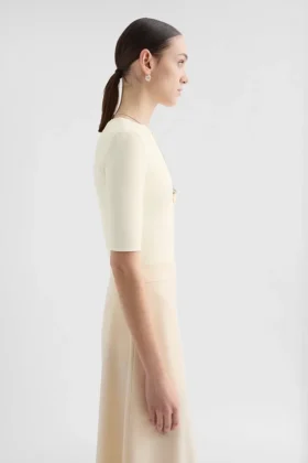 Fluid Viscose Crew-Neck Top