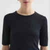 Fluid Viscose Crew-Neck Top