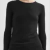 Fluid Viscose Crew-Neck Top