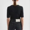 Fluid Viscose Crew-Neck Top