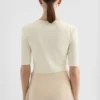 Fluid Viscose Crew-Neck Top