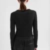 Fluid Viscose Crew-Neck Top