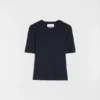Fluid Viscose Crew-Neck Top