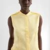 Fluid Viscose Ruffle Shirt