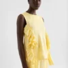 Fluid Viscose Ruffle Top