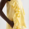 Fluid Viscose Ruffle Top