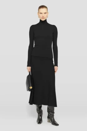 Fluid Viscose Skirt