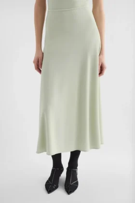 Fluid Viscose Skirt