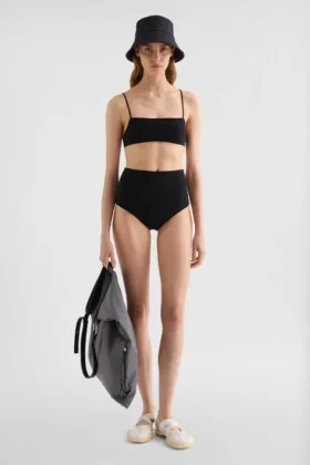 Jersey High-Waisted Bikini Slip
