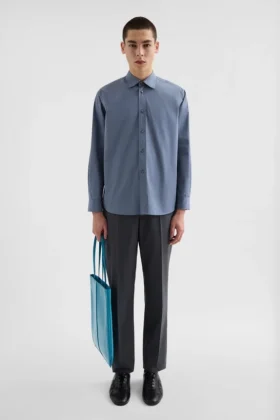 Lightweight Cotton Poplin Shirt