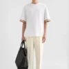 Lightweight Cotton Tapered Trousers