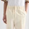 Lightweight Cotton Tapered Trousers