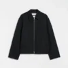 Lightweight Textured Wool Blouson