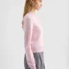 Lightweight Wool Crew-Neck Cardigan