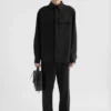 Lightweight Wool Gabardine Shirt