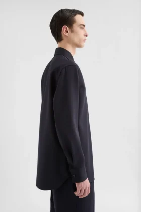 Lightweight Wool Gabardine Shirt