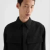 Lightweight Wool Gabardine Shirt