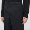 Lightweight Wool Gabardine Tapered Trousers