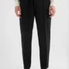 Lightweight Wool Gabardine Tapered Trousers