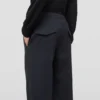Lightweight Wool Gabardine Tapered Trousers