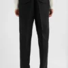 Lightweight Wool Gabardine Tapered Trousers