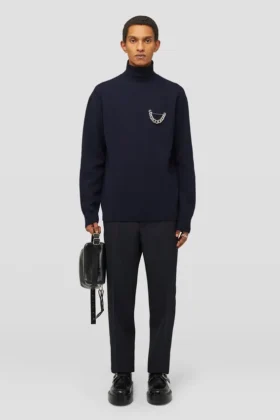Lightweight Wool High-Neck Sweater