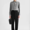Lightweight Wool Polo Sweater