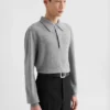 Lightweight Wool Polo Sweater