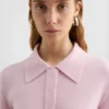 Lightweight Wool Polo Sweater