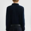 Lightweight Wool Polo Sweater