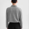 Lightweight Wool Polo Sweater