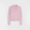 Lightweight Wool Polo Sweater