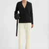Lightweight Wool V-Neck Cardigan