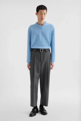 Lightweight Wool V-Neck Sweater