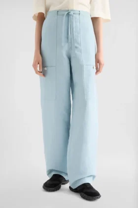 linen blend cargo trousers 2 1 280x420 - Linen Blend Cargo Trousers