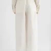 Linen Blend Cargo Trousers