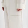 Linen Blend Cargo Trousers