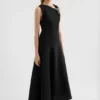 Silk Blend Evening Dress