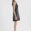 Silk Blend Mini Dress